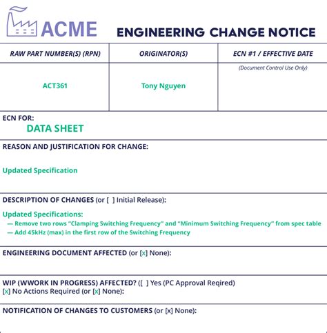 pcn full form in quality|What's the difference between Engineering (ECN) and Process .